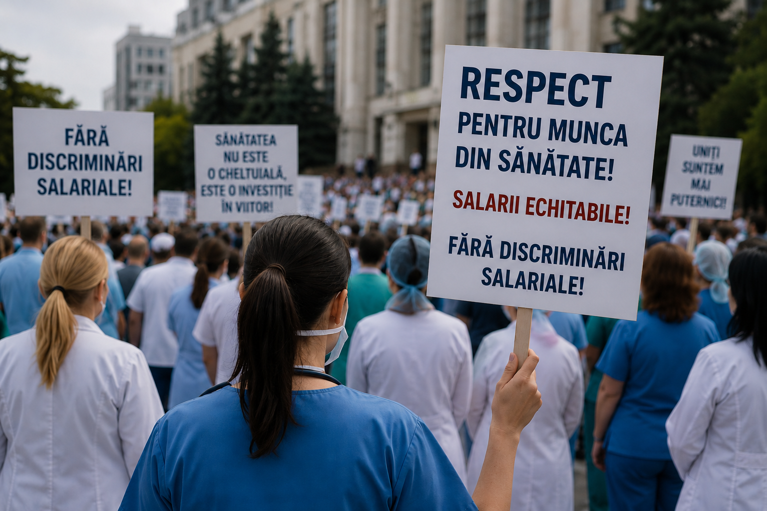 Confederația Sindicală Națională MERIDIAN își exprimă solidaritatea cu acțiunile de protest ale salariaților din sistemul sanitar